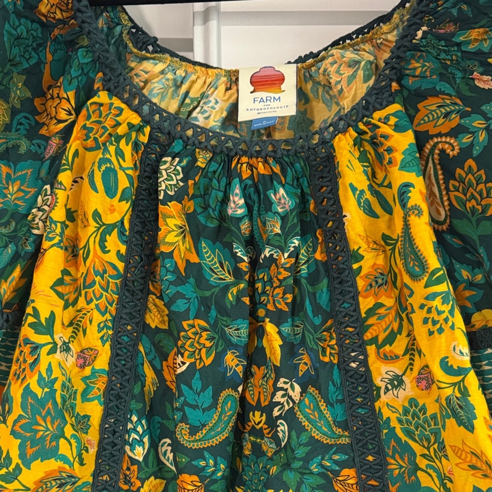 Farm for Anthropologie Multicolor Floral Blouse - Picture 7 of 8